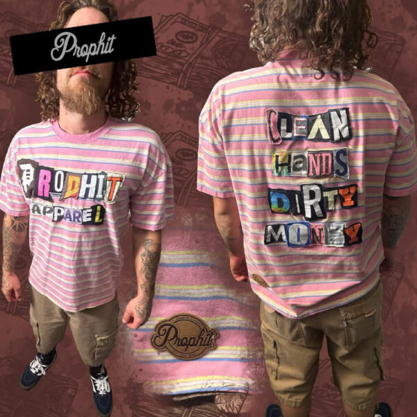 CHDM Pink Stripe Tee